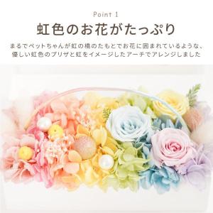 ペット お悔やみ 花 お供え 虹の橋 フォトフ...の詳細画像3