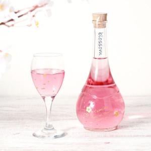 梅酒 さくら お酒 名入れ 送料無料 金箔 風...の詳細画像1