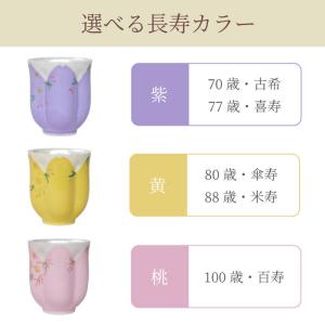 傘寿 お祝いの品 女性プレゼント 湯飲み 名入...の詳細画像4