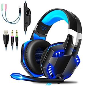 USB Headset with Microphone for pc - audifonos Gamer - Computer Headphones