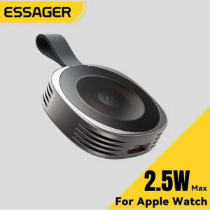Apple Watch 充電器 ( Type-C / Lightning 2way ) アップルウォッチ 急速充電 ワイヤレス充電 マグネット充電 高品質 タイプC ライトニング ESSAGER 送料無料 ■