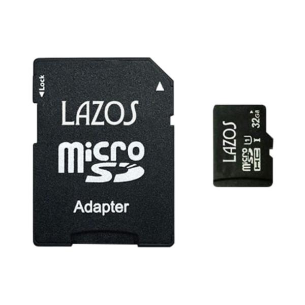 microSDカード 32GB Lazos microSDHCメモリーカード UHS-I CLASS...