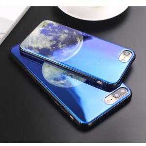 iphoneX XS ソフト ケース 月 宇宙...の詳細画像1