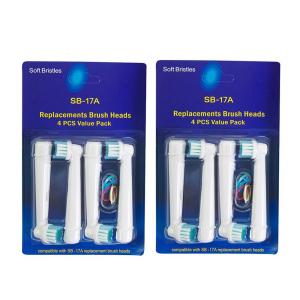 ブラウン BRAUN Oral-B 替えブラシ 2セット８本 対応互換 交換ブラシヘッド フレキシソフト 送料無料