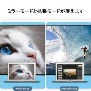 Type-C to HDMIケーブル 2m ミ...の詳細画像2