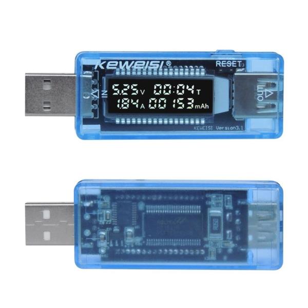 USBテスター 電圧と電流を計測 クイックチャージ 2.0 3.0 対応 KEWEISI