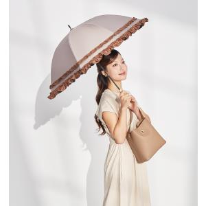 日傘 長傘 完全遮光 晴雨兼用 傘 雨傘 レデ...の詳細画像2