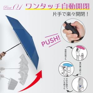 ★半額以下★ 折りたたみ傘 自動開閉 軽量 雨...の詳細画像4