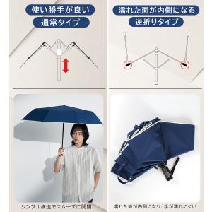 雨傘 折りたたみ傘 大きい メンズ 自動開閉 ...の詳細画像4