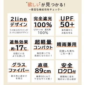 日傘 完全遮光 折りたたみ 軽量 コンパクト ...の詳細画像3