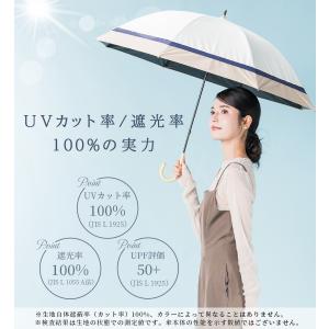 雨傘 長傘 晴雨兼用 日傘 完全遮光 大きめ ...の詳細画像5