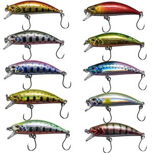 トラウトミノー シングルフック 5.5cm 5g 5個セット シンキングミノー 渓流ミノー トラウト用ヘビーシンキングルアー｜雉鳩屋