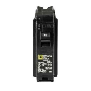 Schneider Electric HOM115CP Homeline 15 Amp単極サーキットブレーカによるスクエアD