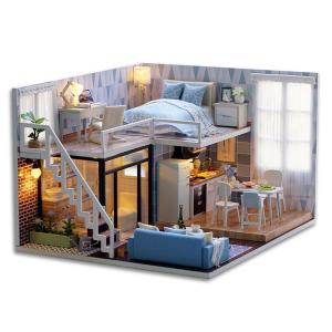 Flever Dollhouse Miniature DIY House Kit Creative Room With Furniture for R