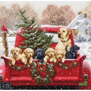 Cross Stitch Kit Luca-S Gold - Labs Truck BU5009の商品画像