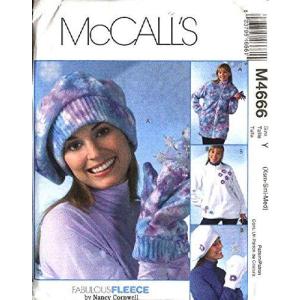McCall's 4666 Sewing Pattern Misses Jackets Hats Mittens Size 16-22 - Bust