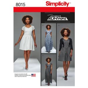 Simplicity Patterns Misses' and Miss Petite Project Runway Dresses Size: P5