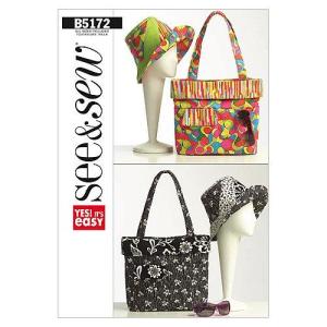 Butterick Patterns B5172 Tote and Matching Hat, All Sizes by BUTTERICK PATT