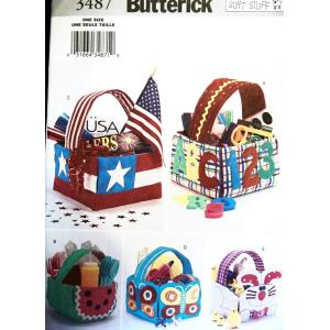 Butterick Pattern 3487 Theme Baskets by Soft Stuff by Butterick