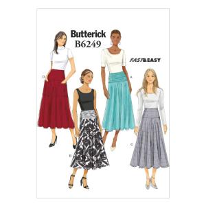 Butterick Patterns B6249A50 Misses Skirt, A5  by BUTTERICK PA