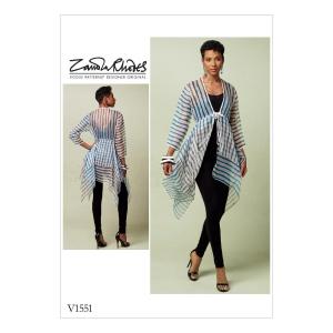 Vogue Patterns Tie-Front Cover Up Sewing Pattern for Women by Zandra Rhodes