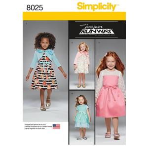 Simplicity Patterns Toddlers' and Child's Project Runway Dresses Size: BB (