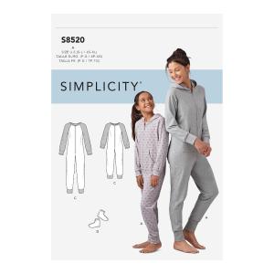SIMPLICITY CREATIVE CORP S-L/XS-XL Simplicity Pattern
