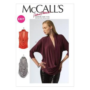 McCall Pattern Company M6841 ミセストップス 裁縫テンプレート サイズZZ