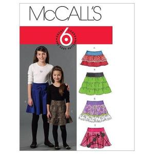 McCall's Patterns M5920 Children's/Girls' Skirts, Size CHJ  b