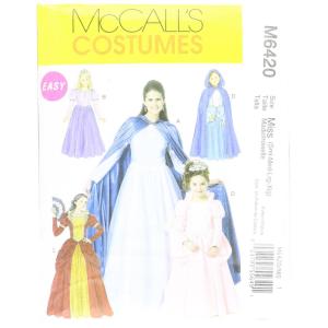 McCalls Misses Childrens Girls Costumes-MISS