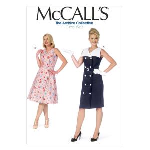 McCall Pattern Company M7087 ミセスドレスとベルト サイズA5