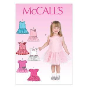 McCall Pattern Company M7073 Toddlers'/Children's Dresses, Size CF