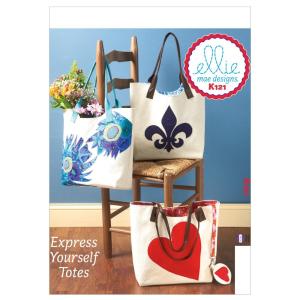 Kwik Sew Patterns K0121 Bags/Coin Purse and Head Phone Case with Applique S