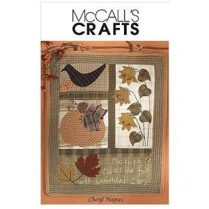 McCalls Crafts Sewing Pattern M5202 for Fall Wall Hanging or Quilt Block