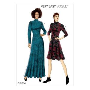 Vogue Patterns Dress Misses' Petite Knit, 14-16-18-20-22", Red