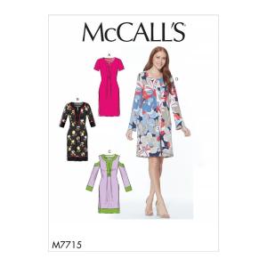 McCalls Misses Dresses-14-16-18-20-22