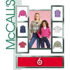 MCCALLS PATTERN M5170 CHILDRENS AND GIRLS UNLINED VESTS AND JACKETS SIZE CH
