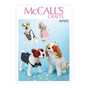 McCall パターン M7850OSZ McCall's M7850OSX ペット服 サイズ XS〜L 裁縫パターン Osz