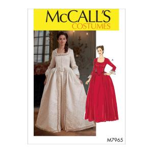 McCall Pattern Company McCall's M7965A5 レディース ビクトリアン コスチューム ロープとジャケット サイズ6〜