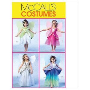 McCalls Childrens Girls Fairy Costumes-CL