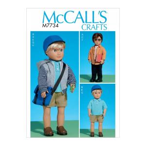 McCalls Clothes for 18" Doll-One Size Only