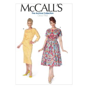 McCall Pattern Company M7086 ミセス/レディースドレス サイズB5