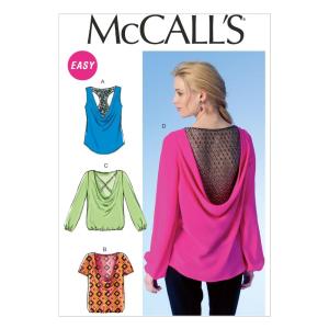 McCall Pattern Company M7051 ミセストップス 裁縫テンプレート E5