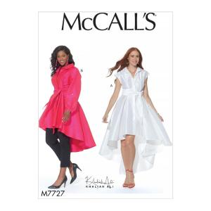 McCalls Misses &amp; Womens Dress Tunic &amp; Sash-8-10-12-14-16