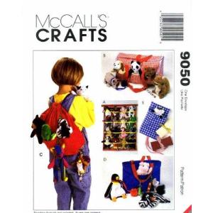 McCall's Crafts Pattern 9050 Bean Bag Animal Accessories by McCall's