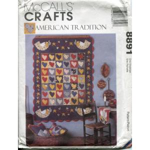 McCall's Crafts Pattern 8891 ~ American Tradition Quilt and Home Decor Acce