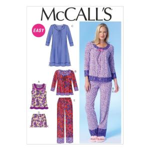 McCall Pattern Company M7060 Misses' Tops, Dress, Shorts and Pants Sewing T