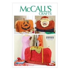 McCall Pattern Company M6857 Sewing Machine Covers Sewing Template, One Siz