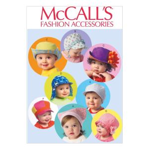 McCall Pattern Company M6976 Infants' Hats, One Size Only