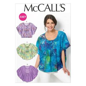 McCall Pattern Company M6962 ミセストップス サイズY"XSM-SML-MED"